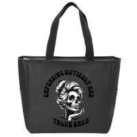 Expensive Difficult And Talks Back Messy Bun Mothers Day Zip Tote Bag