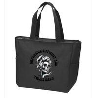 Expensive Difficult And Talks Back Messy Bun Mothers Day Zip Tote Bag