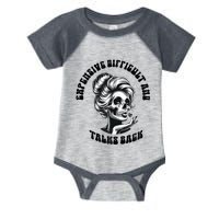 Expensive Difficult And Talks Back Messy Bun Mothers Day Infant Baby Jersey Bodysuit