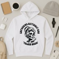 Expensive Difficult And Talks Back Messy Bun Mothers Day Hoodie