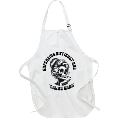 Expensive Difficult And Talks Back Messy Bun Mothers Day Apron