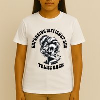 Expensive Difficult And Talks Back Messy Bun Mothers Day T-Shirt