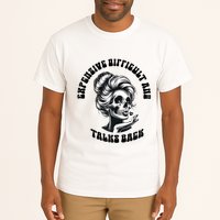 Expensive Difficult And Talks Back Messy Bun Mothers Day Tall T-Shirt