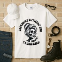 Expensive Difficult And Talks Back Messy Bun Mothers Day Tall T-Shirt