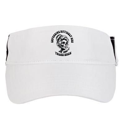 Expensive Difficult And Talks Back Messy Bun Mothers Day Adult Drive Performance Visor