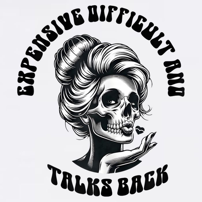 Expensive Difficult And Talks Back Messy Bun Mothers Day Bucket Hat