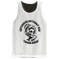 Expensive Difficult And Talks Back Messy Bun Mothers Day Mesh Reversible Basketball Jersey Tank