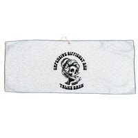 Expensive Difficult And Talks Back Messy Bun Mothers Day Large Microfiber Waffle Golf Towel