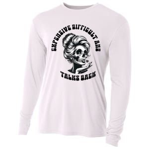 Expensive Difficult And Talks Back Messy Bun Mothers Day Cooling Performance Long Sleeve Crew