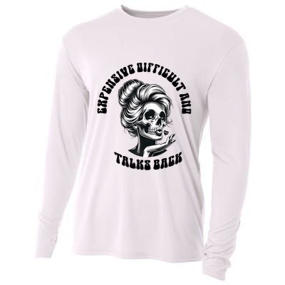 Expensive Difficult And Talks Back Messy Bun Mothers Day Cooling Performance Long Sleeve Crew
