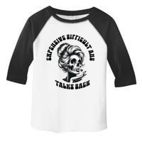 Expensive Difficult And Talks Back Messy Bun Mothers Day Toddler Fine Jersey T-Shirt