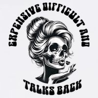 Expensive Difficult And Talks Back Messy Bun Mothers Day Visor