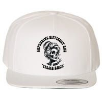 Expensive Difficult And Talks Back Messy Bun Mothers Day Wool Snapback Cap