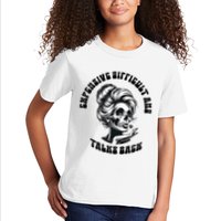 Expensive Difficult And Talks Back Messy Bun Mothers Day Kids T-Shirt