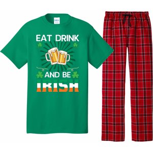 Eat Drink And Be Irish St Patricks Day Pajama Set