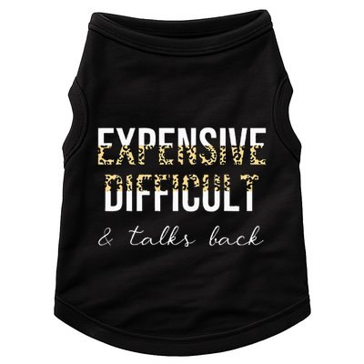 Expensive Difficult And Talks Doggie Tank
