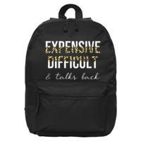 Expensive Difficult And Talks 16 in Basic Backpack