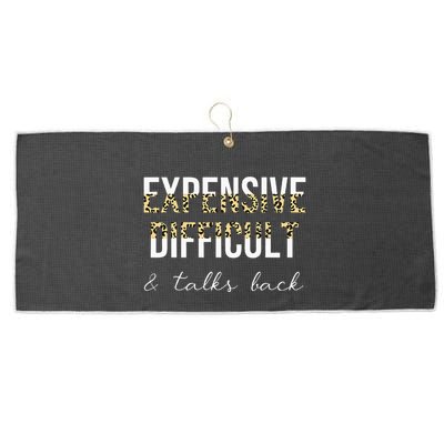 Expensive Difficult And Talks Large Microfiber Waffle Golf Towel