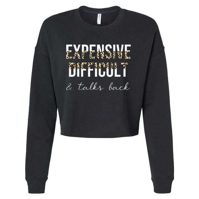 Expensive Difficult And Talks Cropped Pullover Crew