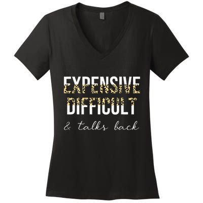 Expensive Difficult And Talks Women's V-Neck T-Shirt