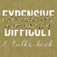 Expensive Difficult And Talks Garment-Dyed Women's Muscle Tee