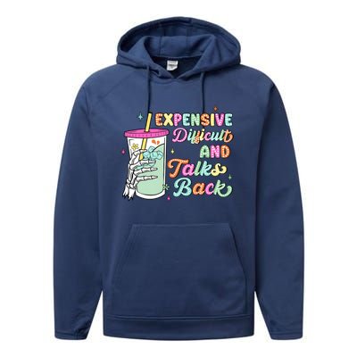 Expensive Difficult And Talks Back Performance Fleece Hoodie