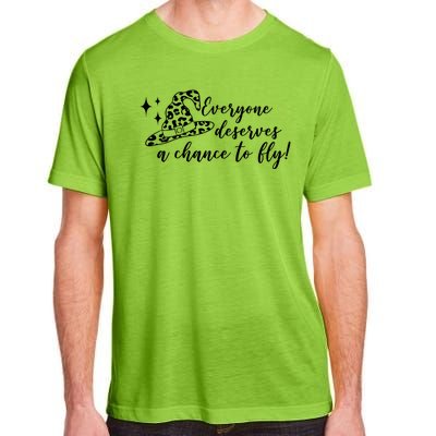 Everyone Deserves A Chance To Fly Witch Halloween Adult ChromaSoft Performance T-Shirt