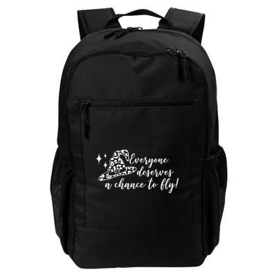 Everyone Deserves A Chance To Fly Witch Halloween Backpack