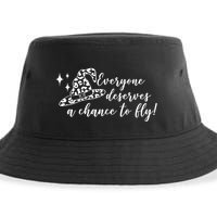 Everyone Deserves A Chance To Fly Witch Halloween Sustainable Bucket Hat