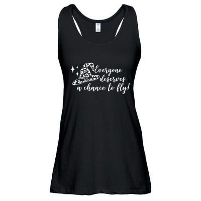 Everyone Deserves A Chance To Fly Witch Halloween Ladies Essential Flowy Tank