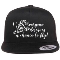 Everyone Deserves A Chance To Fly Witch Halloween Flatbill Hat
