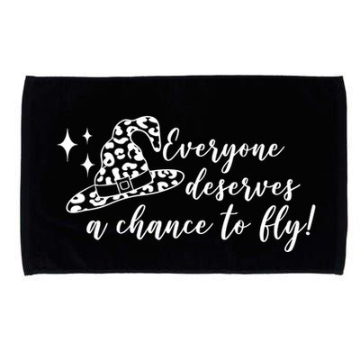 Everyone Deserves A Chance To Fly Witch Halloween Microfiber Hand Towel