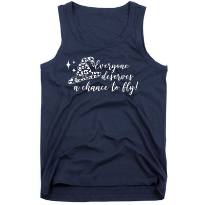 Everyone Deserves A Chance To Fly Witch Halloween Tank Top