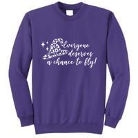 Everyone Deserves A Chance To Fly Witch Halloween Sweatshirt