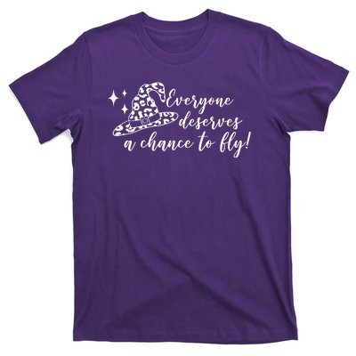 Everyone Deserves A Chance To Fly Witch Halloween T-Shirt