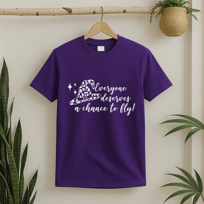 Everyone Deserves A Chance To Fly Witch Halloween T-Shirt