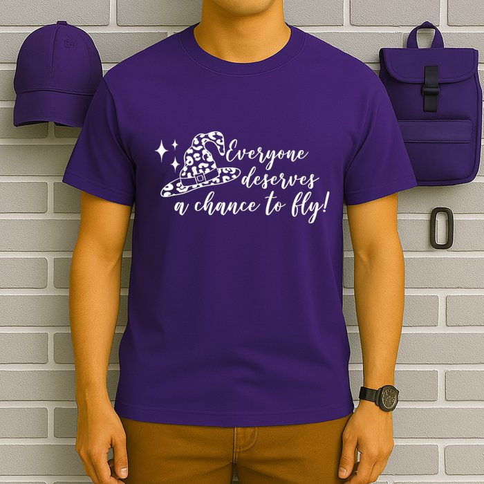 Everyone Deserves A Chance To Fly Witch Halloween T-Shirt