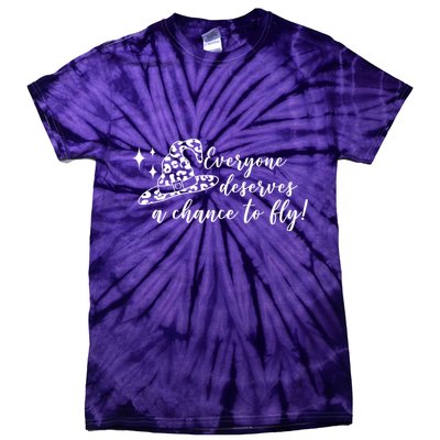 Everyone Deserves A Chance To Fly Witch Halloween Tie-Dye T-Shirt