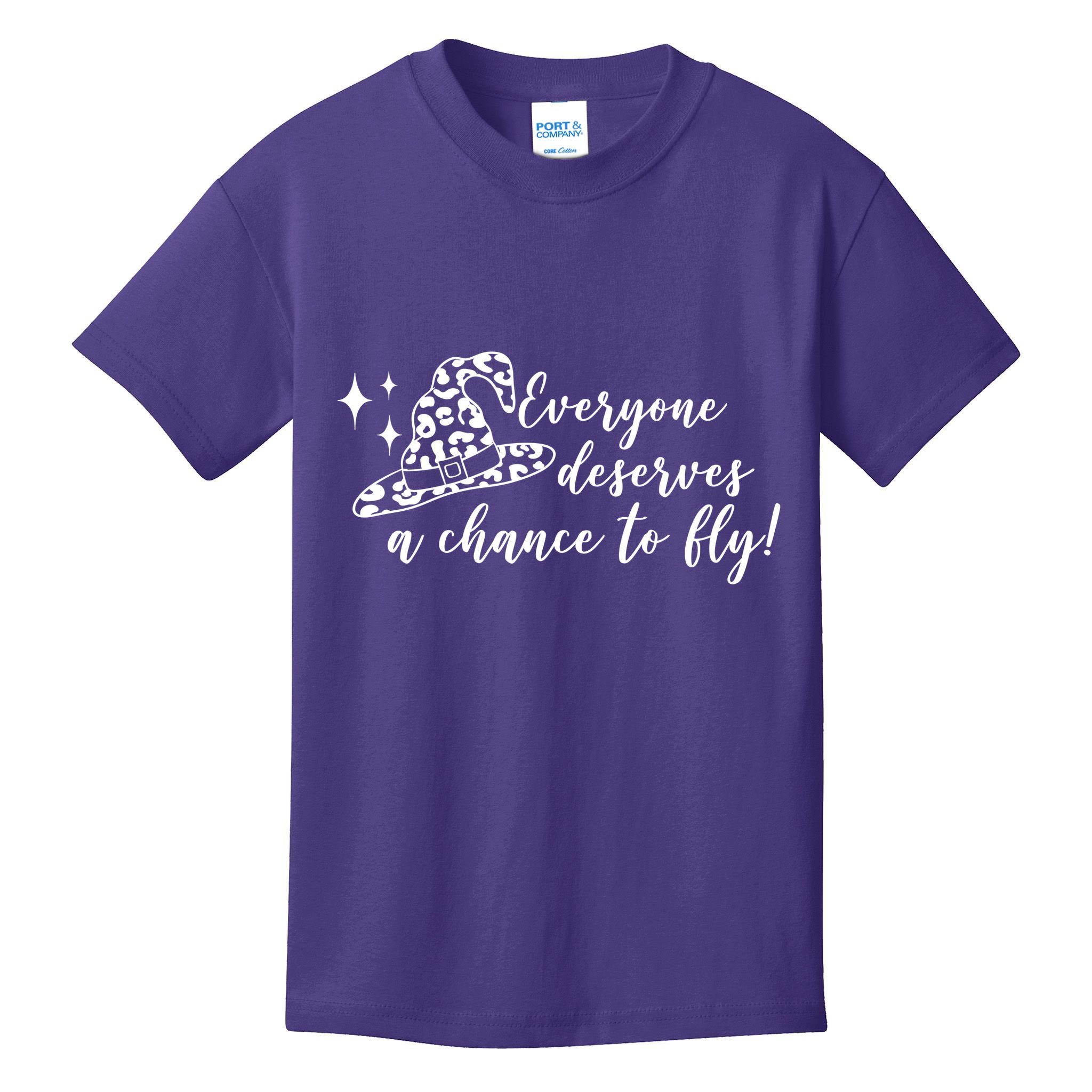 Everyone Deserves A Chance To Fly Witch Halloween Kids T-Shirt
