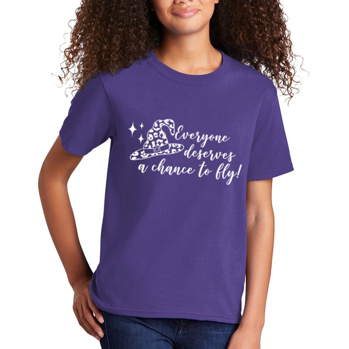 Everyone Deserves A Chance To Fly Witch Halloween Kids T-Shirt
