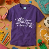 Everyone Deserves A Chance To Fly Witch Halloween Kids T-Shirt