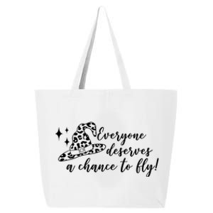 Everyone Deserves A Chance To Fly Witch Halloween 25L Jumbo Tote