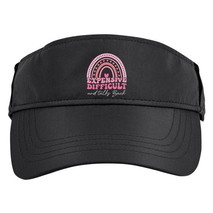 Expensive Difficult And Talks Back Mothers Day Mom Life Adult Drive Performance Visor
