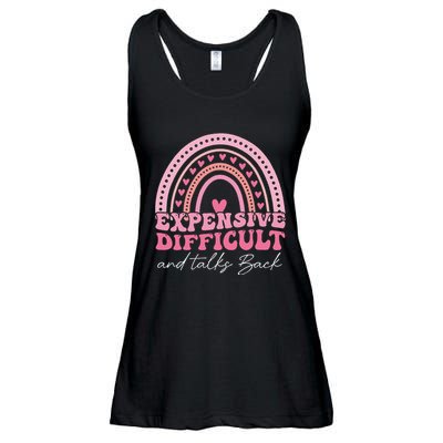 Expensive Difficult And Talks Back Mothers Day Mom Life Ladies Essential Flowy Tank