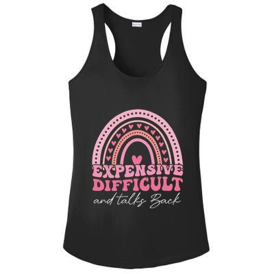 Expensive Difficult And Talks Back Mothers Day Mom Life Ladies PosiCharge Competitor Racerback Tank