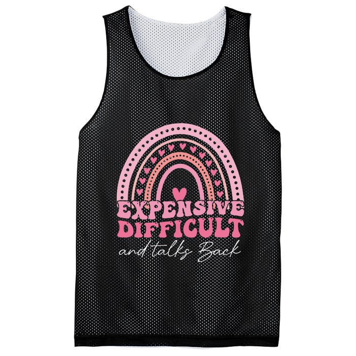 Expensive Difficult And Talks Back Mothers Day Mom Life Mesh Reversible Basketball Jersey Tank