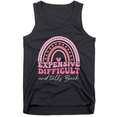 Expensive Difficult And Talks Back Mothers Day Mom Life Tank Top