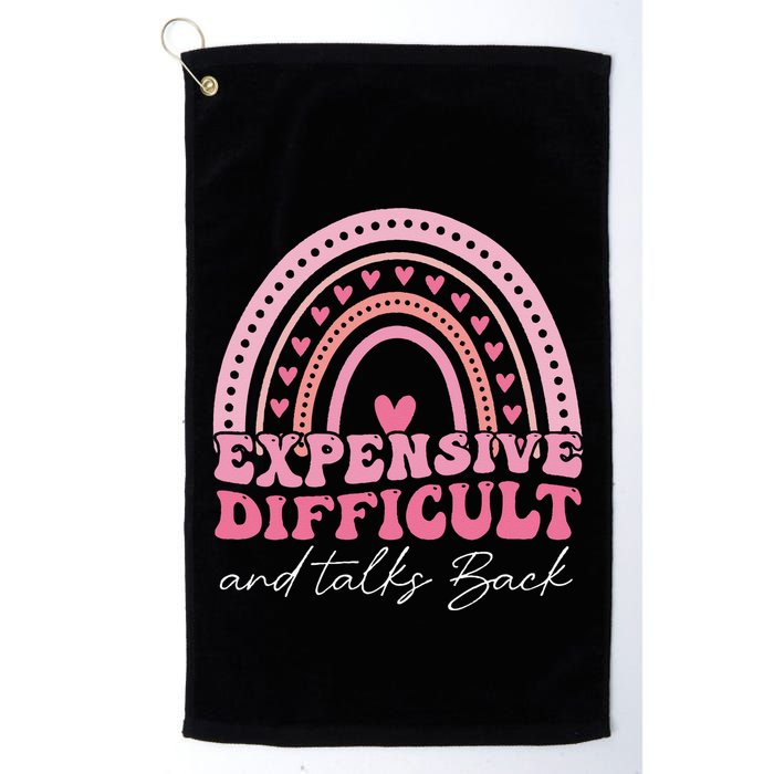 Expensive Difficult And Talks Back Mothers Day Mom Life Golf Towel