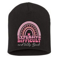 Expensive Difficult And Talks Back Mothers Day Mom Life Short Acrylic Beanie
