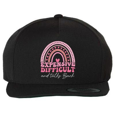 Expensive Difficult And Talks Back Mothers Day Mom Life Wool Snapback Cap